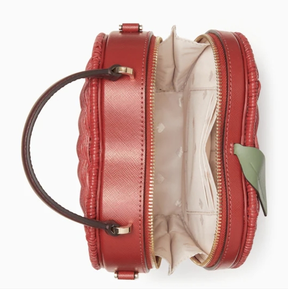 Kate Spade Honey Crisp Apple Basket Crossbody Bag - Picture 5 of 6